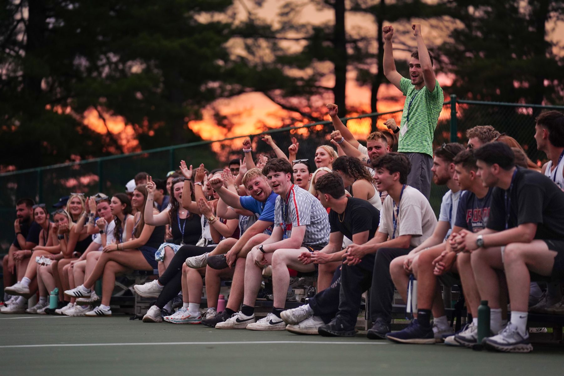 International staff at an American summer camp